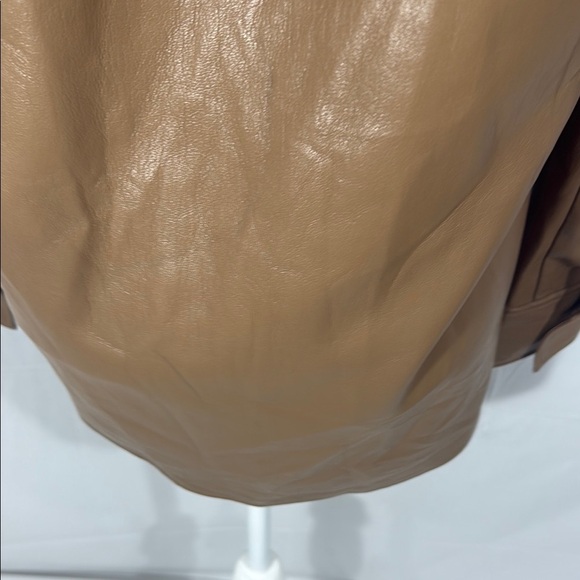 BABATON WOMEN'S TAN FAUX LEATHER JACKET SIZE SMALL - Picture 10 of 13